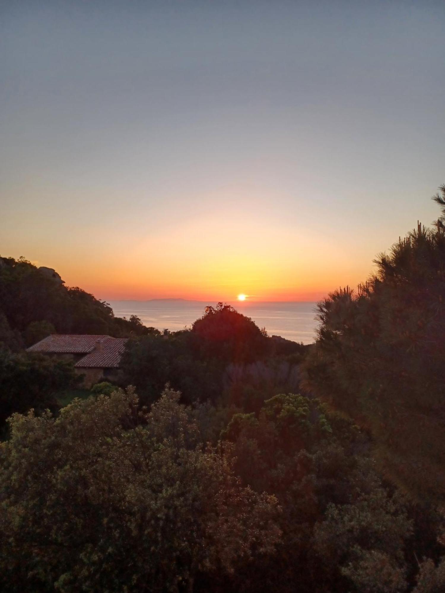 La Lecceta Surrounded By Greenery And Sea View With Sunset Коста-Парадисо